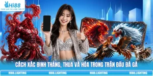 Đá Gà - Quy Tắc Phân Xử Thắng, Thua Và Hoà Trong Trận Đấu