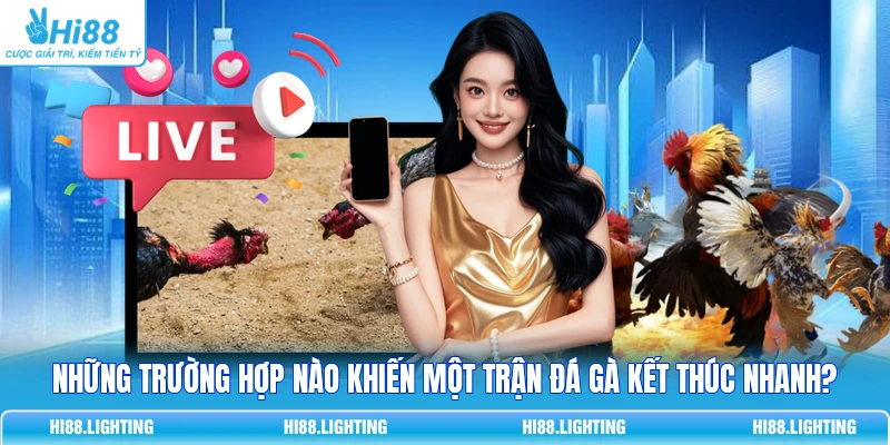Tình Huống Khiến Trận Đấu Đá Gà Trực Tuyến Kết Thúc? Tình Huống Khiến Trận Đấu Đá Gà Trực Tuyến Kết Thúc?
