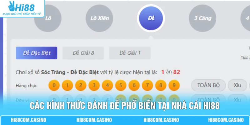 Đánh Đề - Tìm Hiểu 4 Cách Soi Cầu Dựa Trên Thống Kê Các hình thức đánh đề phổ biến tại nhà cái Hi88