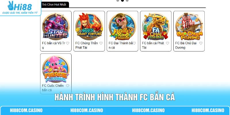 Hành trình hình thành FC bắn cá