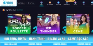 IDN Trực Tuyến - Hành Trình 10 Năm Và 50+ Game Đặc Sắc