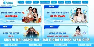 Khuyến Mãi Casino Hi88 - Săn ID Đuôi 88 Nhận 18.888 Điểm