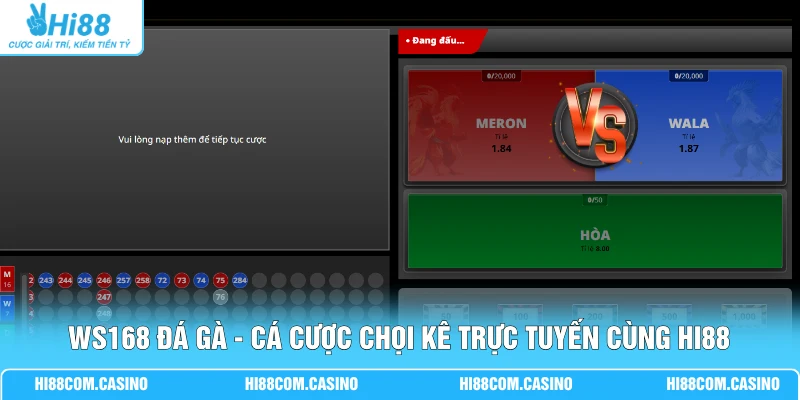 WS168 Đá Gà - Cá Cược Chọi Kê Trực Tuyến Cùng Hi88 WS168 Đá Gà - Cá Cược Chọi Kê Trực Tuyến Cùng Hi88