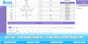 Xỉu Chủ - Cẩm Nang Đánh Đề 3 Càng Miền Nam Thắng Lớn
